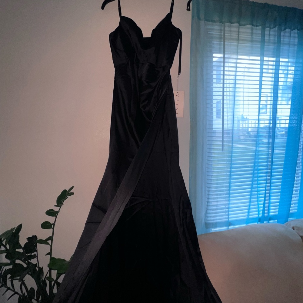 Sophisticated Black Wedding Dress